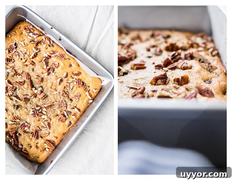 Grain-free Honey Blondies (dairy-free, refined sugar-free)