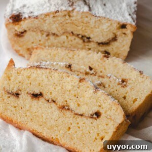 Stolichny Keks: Authentic Russian Pound Cake Recipe 4 sliced pound cake with cinnamon swirl