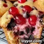 Maraschino Cherry Chocolate Chip Muffins Recipe