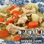 Newsletter Recipe Collection: Top Picks & Seasonal Favorites #7 4 You can have a delicious soup in ready in less than 45 minutes with this 6 Can Instant Pot Chicken Vegetable Soup recipe! Easy and delicious.