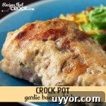 Newsletter Recipe Collection: Top Picks & Seasonal Favorites #7 9 Bacon. Chicken. Garlic. What's not to love?! This Crock Pot Garlic Bacon Chicken is a cinch to throw together and amazingly delicious! Tender savory chicken breasts with garlic and bacon.