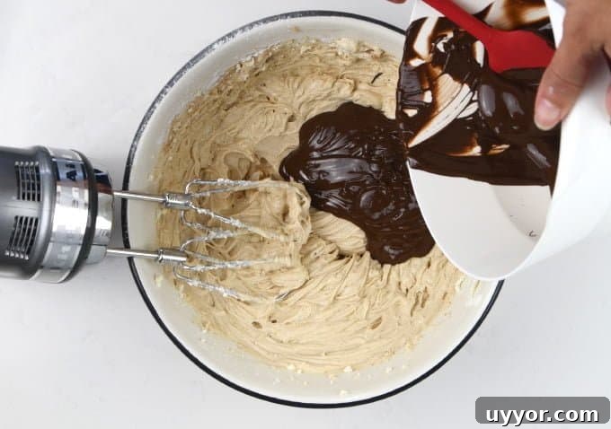 making mascarpone chocolate frosting