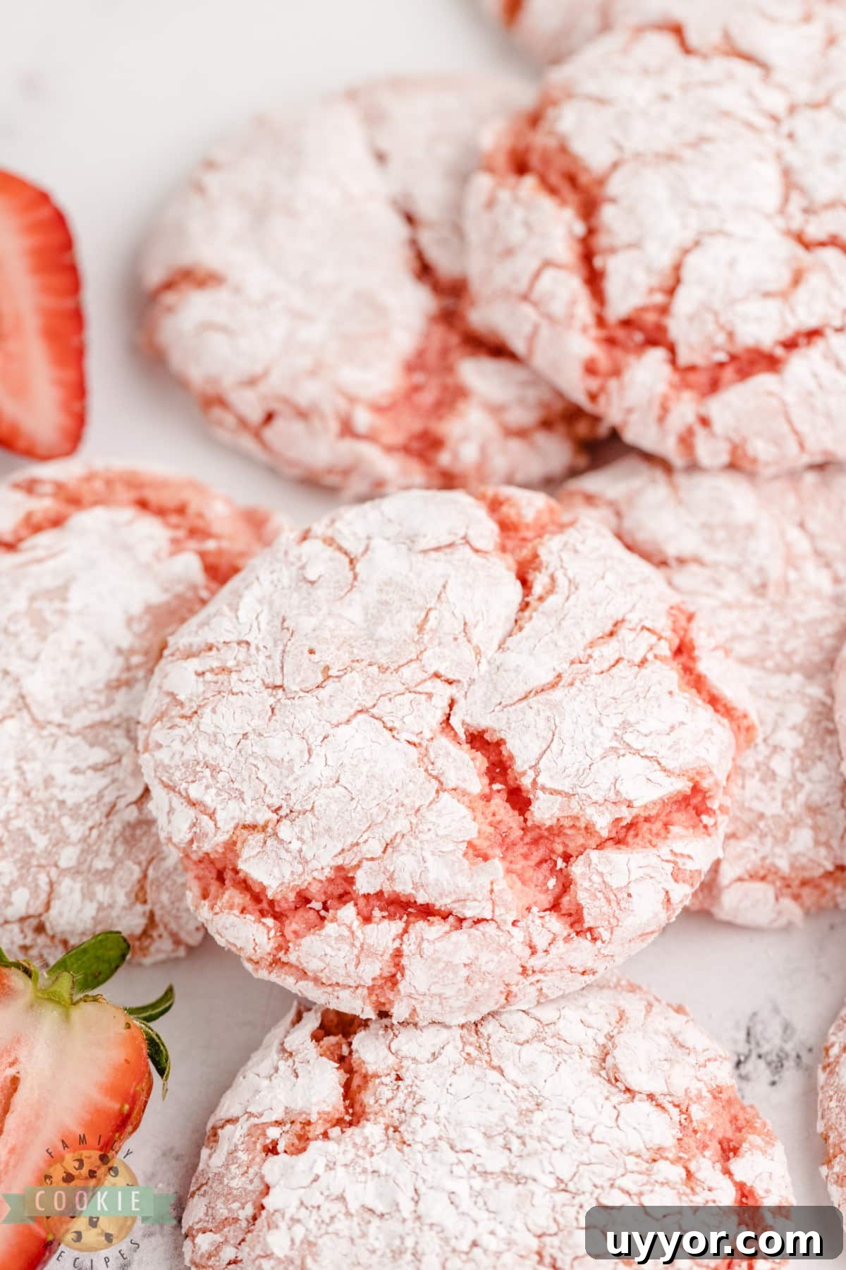 Strawberry cookies