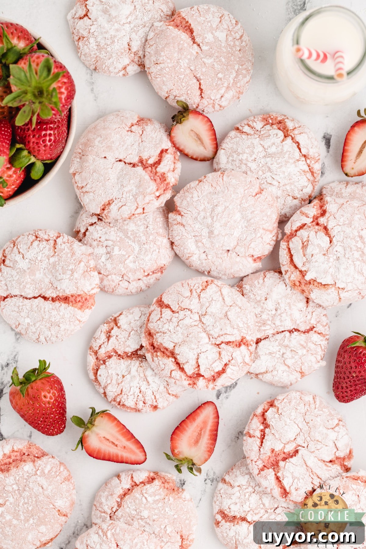 Strawberry Cool Whip Cookies
