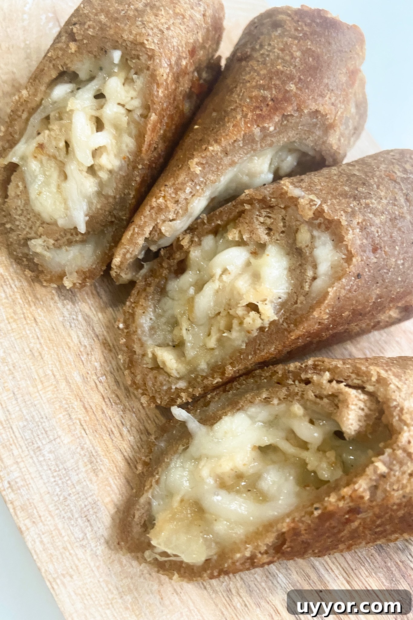 Cheesy Chicken Stuffed Bread Rolls Recipe 6 Cheesy chicken bread rolls