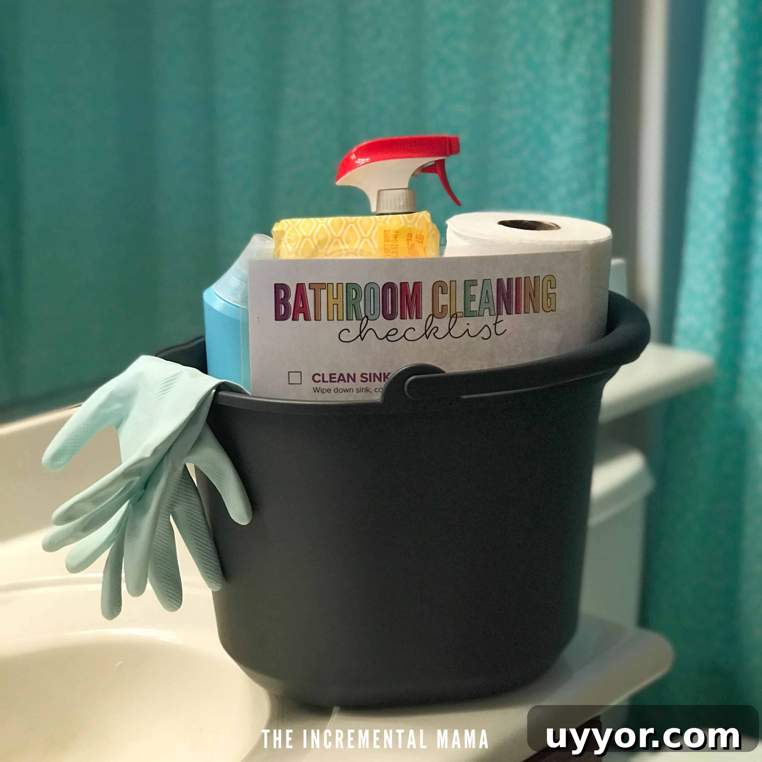 Create a Kid-Friendly Bathroom Cleaning Kit: Step-by-Step Guide 3 bathroom cleaning kit for kids with printable checklist