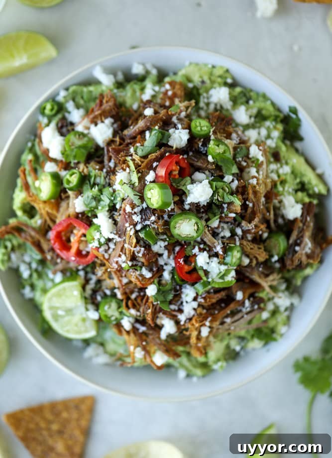 Crispy Carnitas with Creamy Guacamole Recipe 7 crispy carnitas guacamole