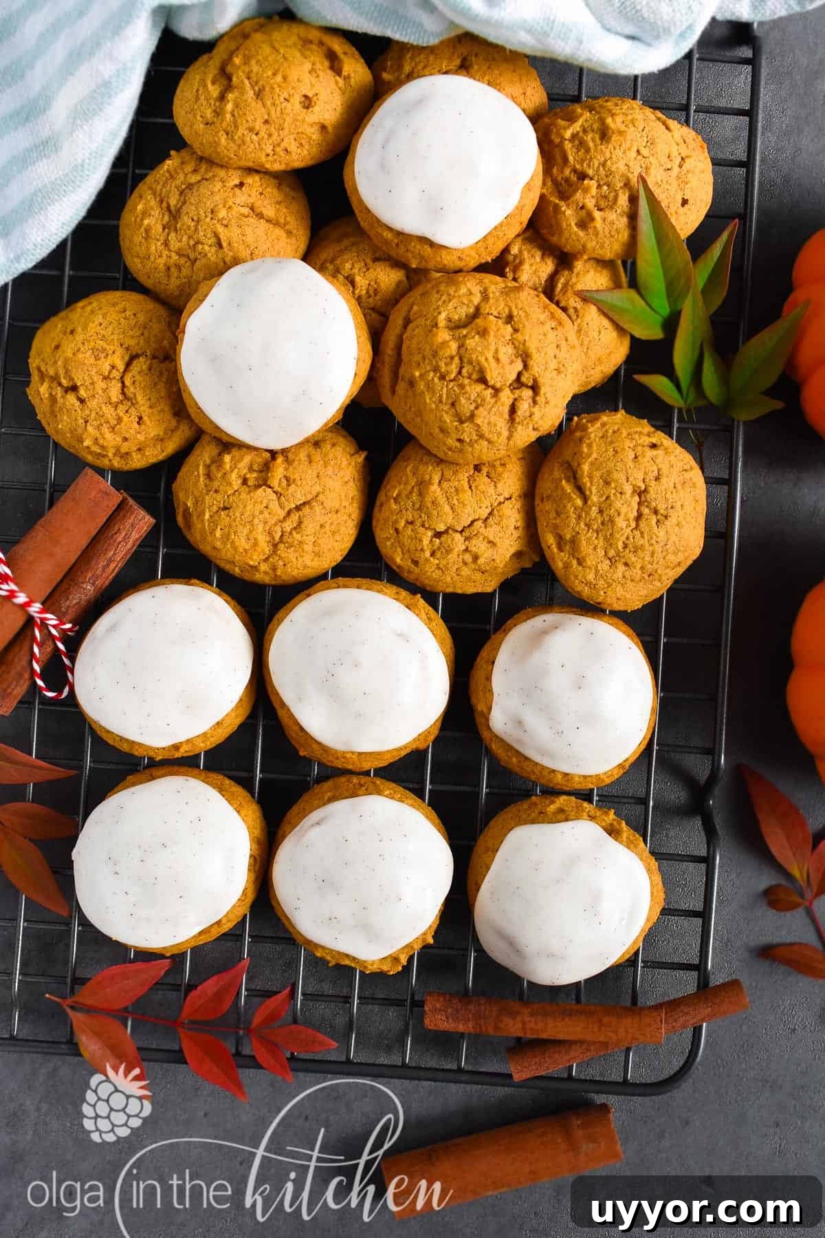 Iced Pumpkin Cookies Recipe for Perfect Fall Baking 10 Stack of iced pumpkin cookies