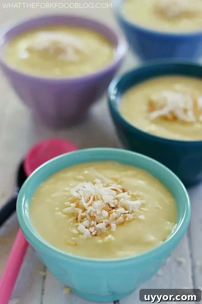 Dairy Free Coconut Custard from What The Fork Food Blog | whattheforkfoodblog.com