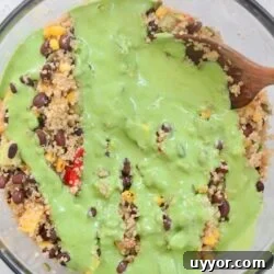 green dressing over salad
