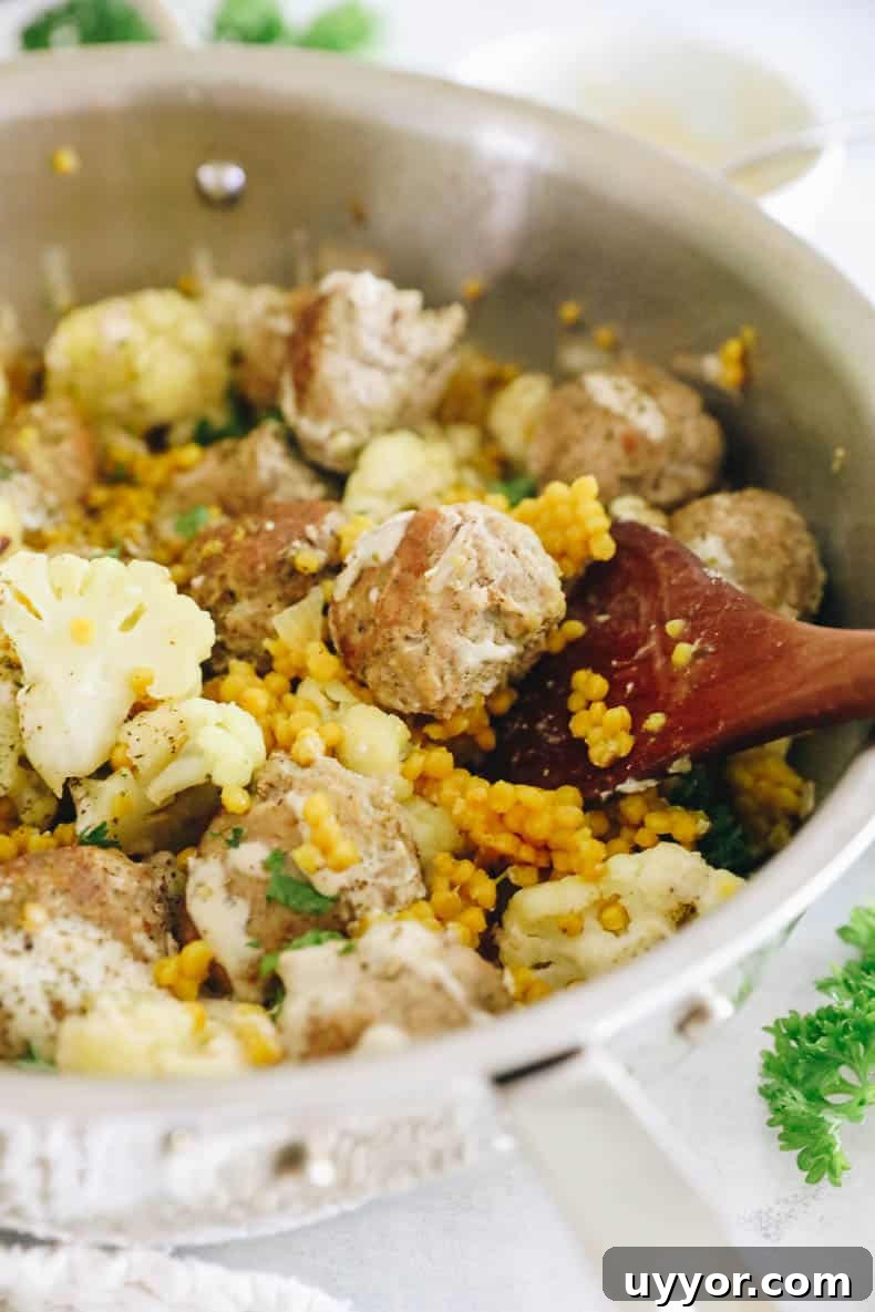 One-Pot Za'atar Turkey Meatballs with Fluffy Couscous 11 img 57695 10