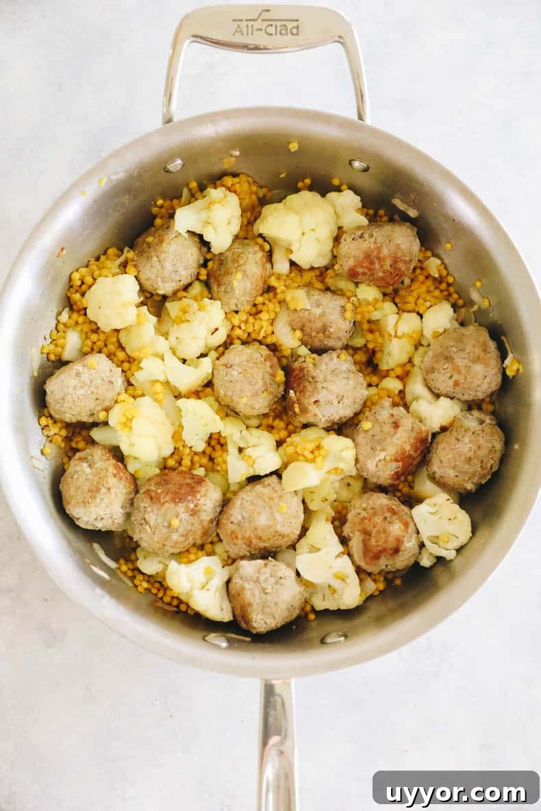 One-Pot Za'atar Turkey Meatballs with Fluffy Couscous 6 img 57695 5
