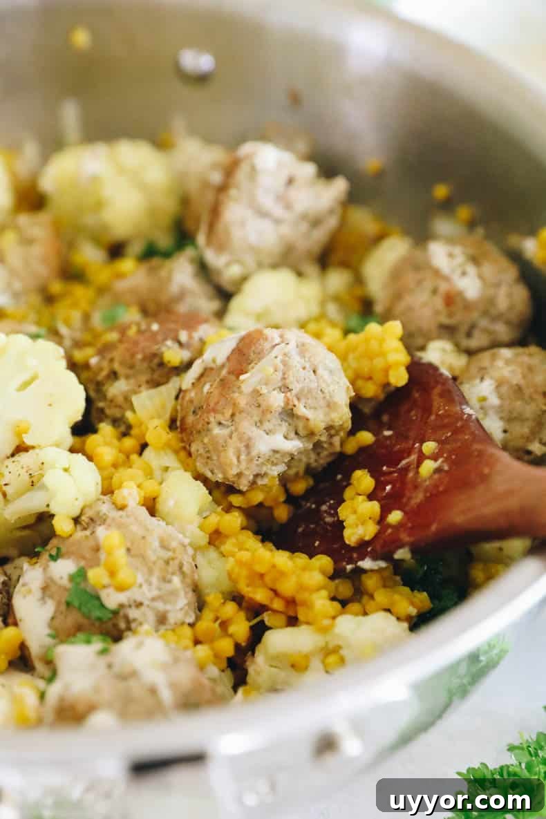 One-Pot Za'atar Turkey Meatballs with Fluffy Couscous 9 img 57695 8