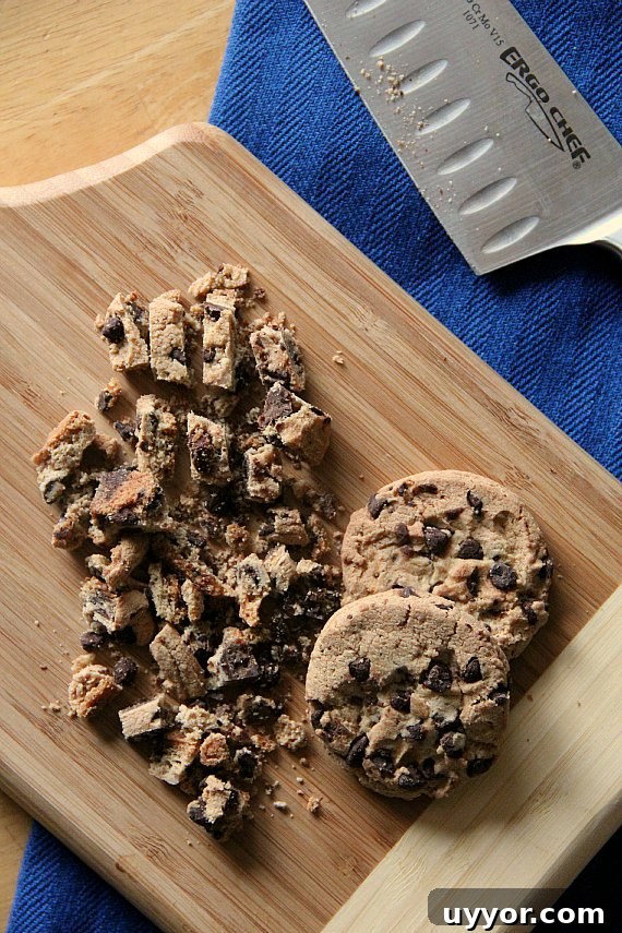 IMG_8876 Chopped cookies folded into mousse