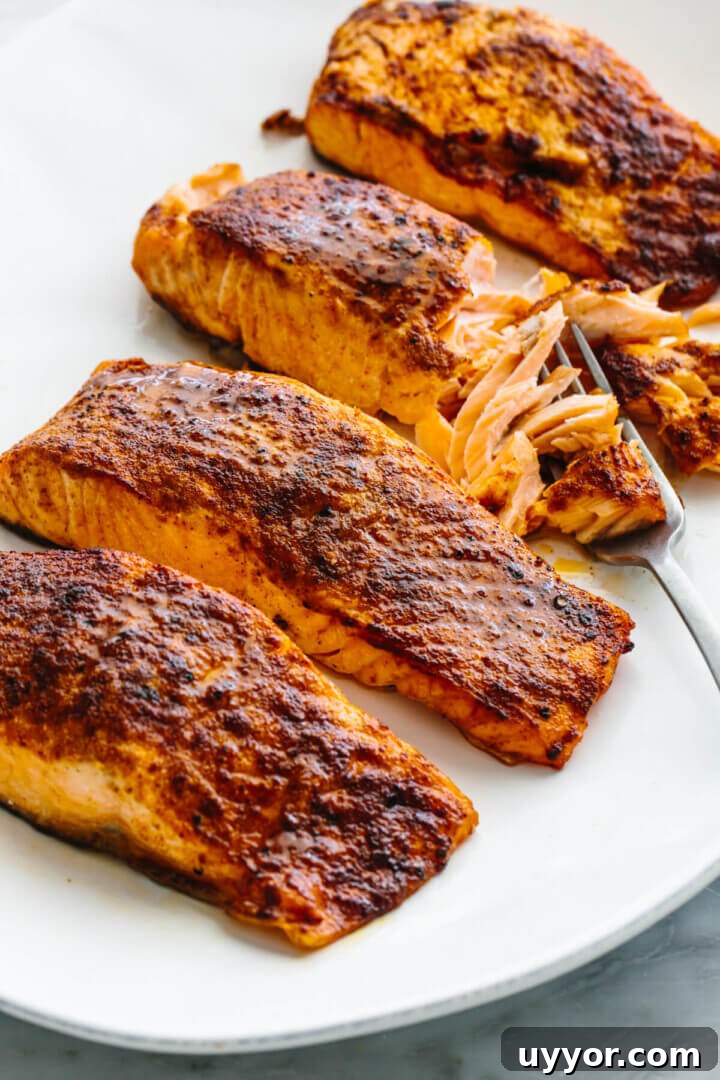 Top 10 Must-Try Recipes from 2022: Reader Favorites and Trends 4 Air fryer salmon filets on a plate