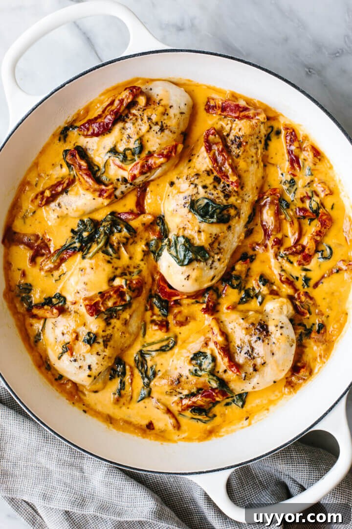 Top 10 Must-Try Recipes from 2022: Reader Favorites and Trends 7 A skillet of tuscan chicken