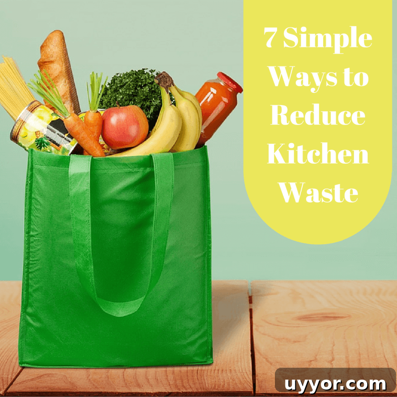 Easy changes you can make to reduce kitchen waste
