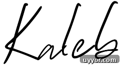 August 2024 Events, Deals & Planning Guide 13 Handwritten name of Kaleb