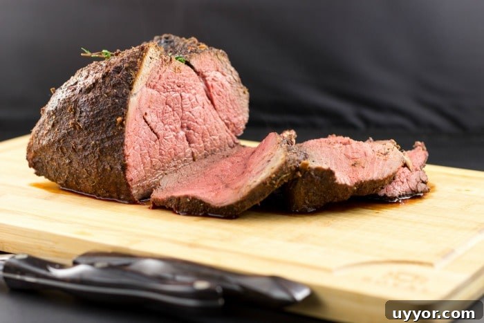 Baked Sirloin Roast With Herb Rub