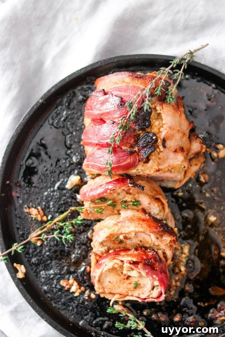Apple Bacon Wrapped Pork Tenderloin