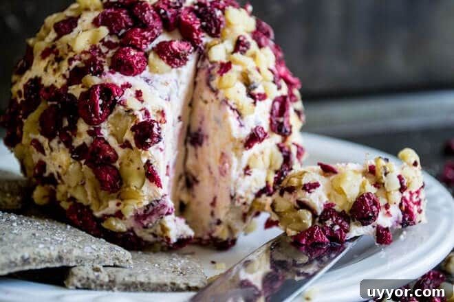 Cranberry Walnut Cheese Ball