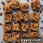 Vegan Peanut Butter Chocolate Chip Pecan Bars Recipe 6 Vegan peanut butter chocolate chip pecan bars - incredibly moreish vegan peanut butter snack bars loaded with chocolate chips and pecans.