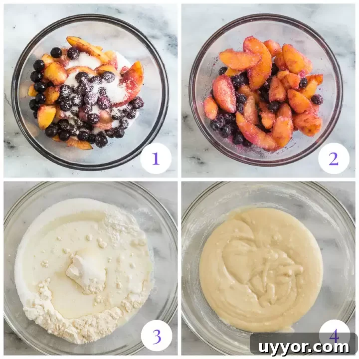 Perfect Blueberry Peach Cobbler Recipe for Summer Desserts 3 how to make blueberry peach cobbler from scratch