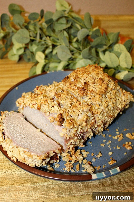Roasted Almond Pork Loin