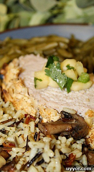 Roasted Almond Pork Loin