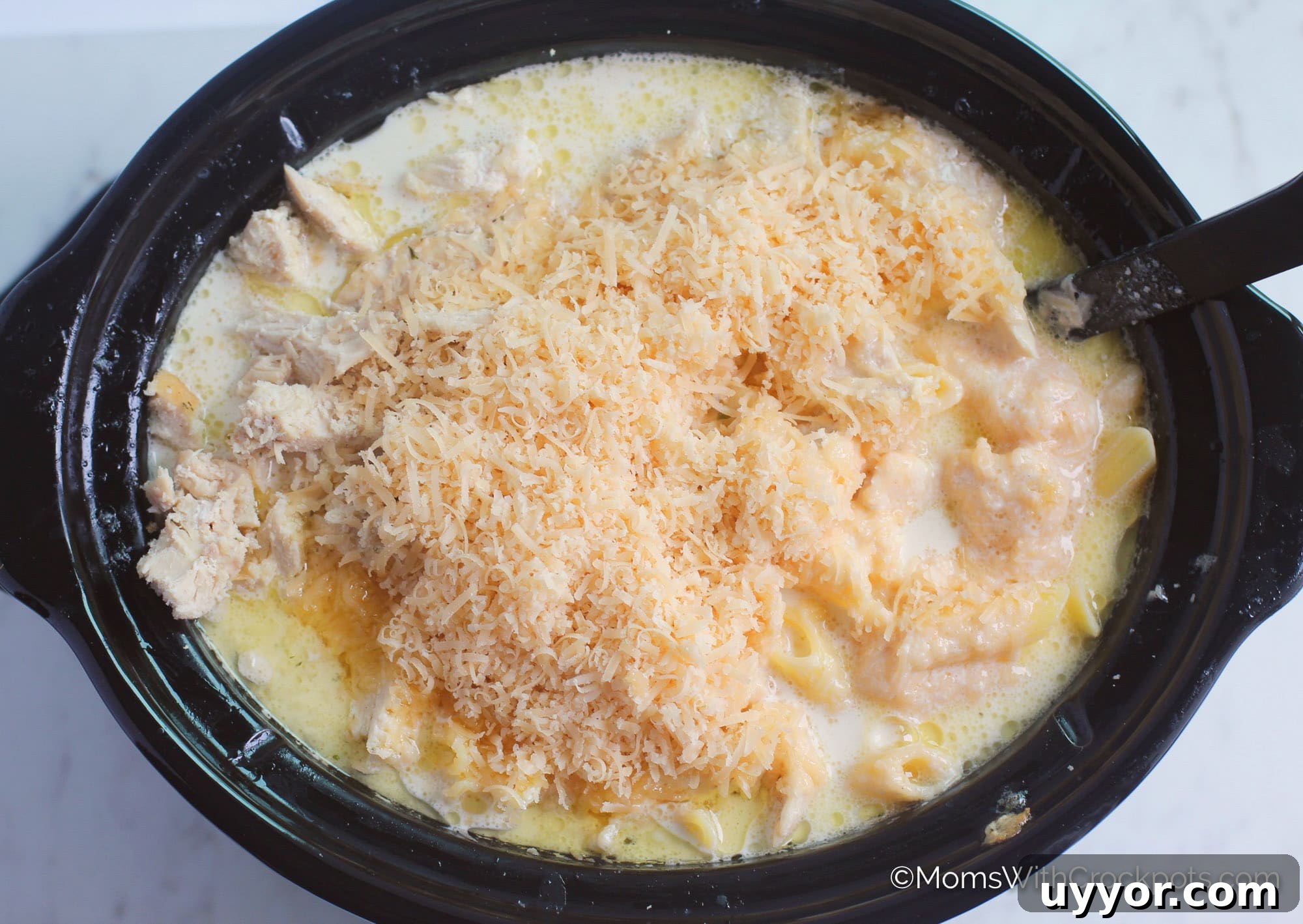 Chicken Alfredo in Slow cooker