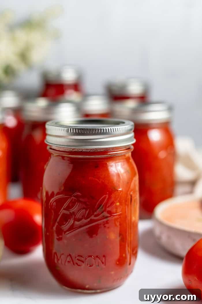jars of canned tomato soup on a counter top