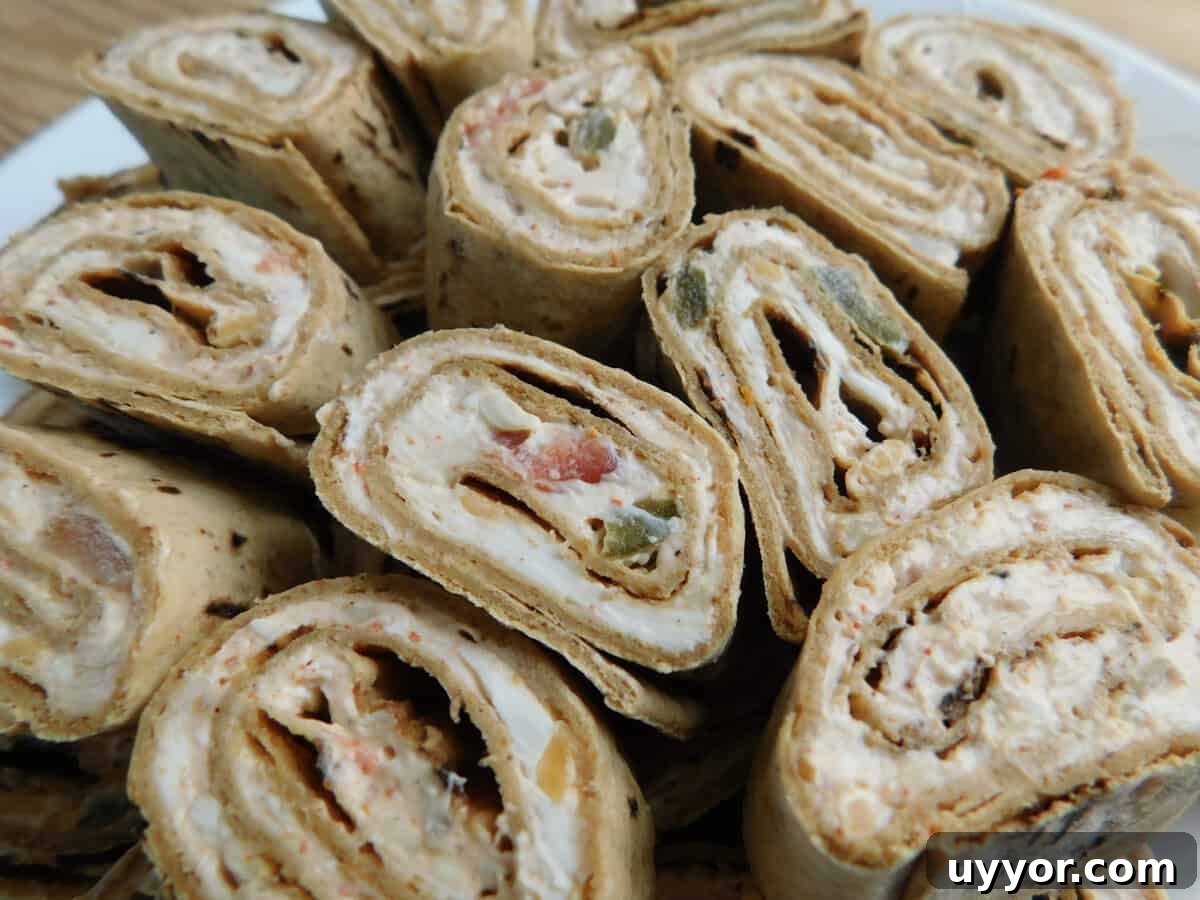 Nacho Dip Roll-Ups: Cheesy Tortilla Pinwheels Recipe 9 img 8550 8