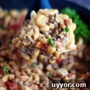 One Pan Cheeseburger Macaroni