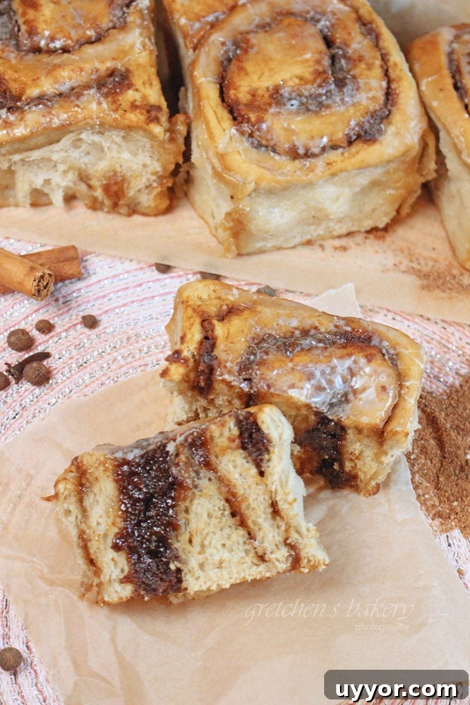 Gingerbread Cinnamon Rolls Recipe for the Holidays 5 Molasses Gingerbread Cinnamon Rolls