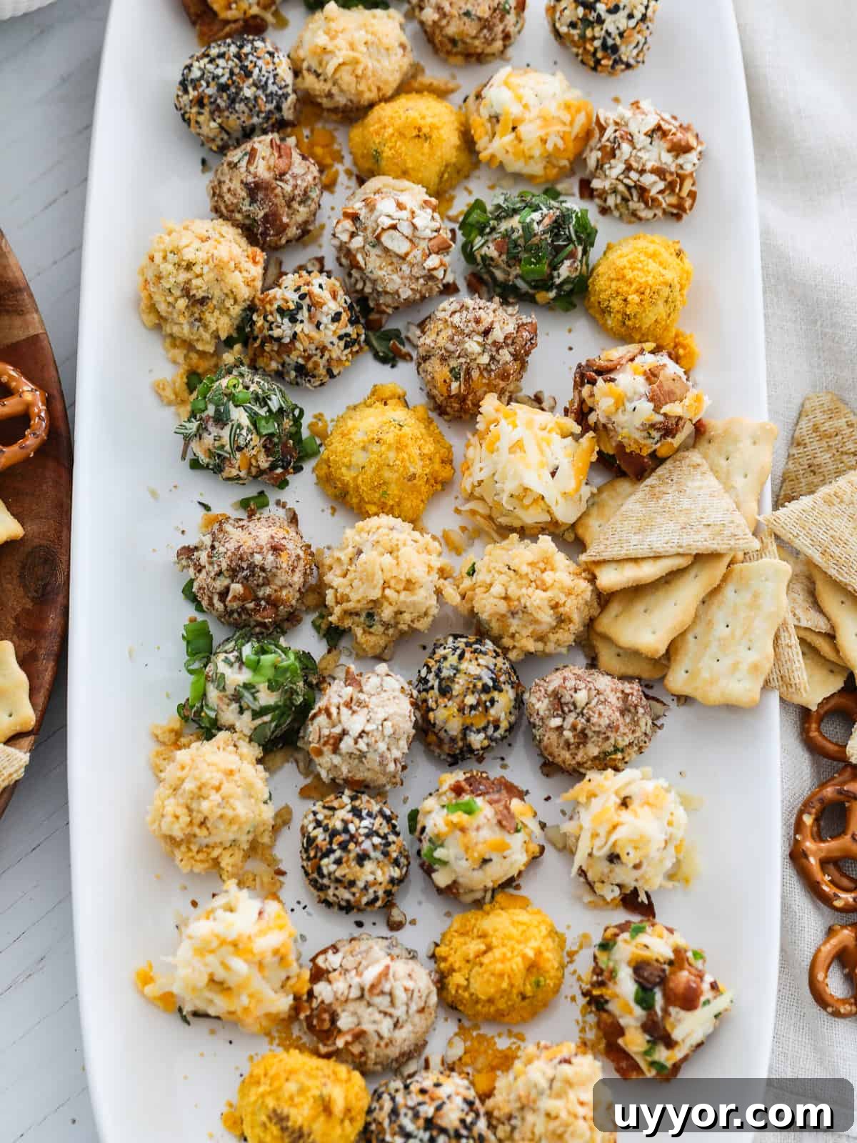 Savory Mini Cheese Truffles: Bite-Sized Party Cheese Balls 12 Easy appetizer cheese truffles