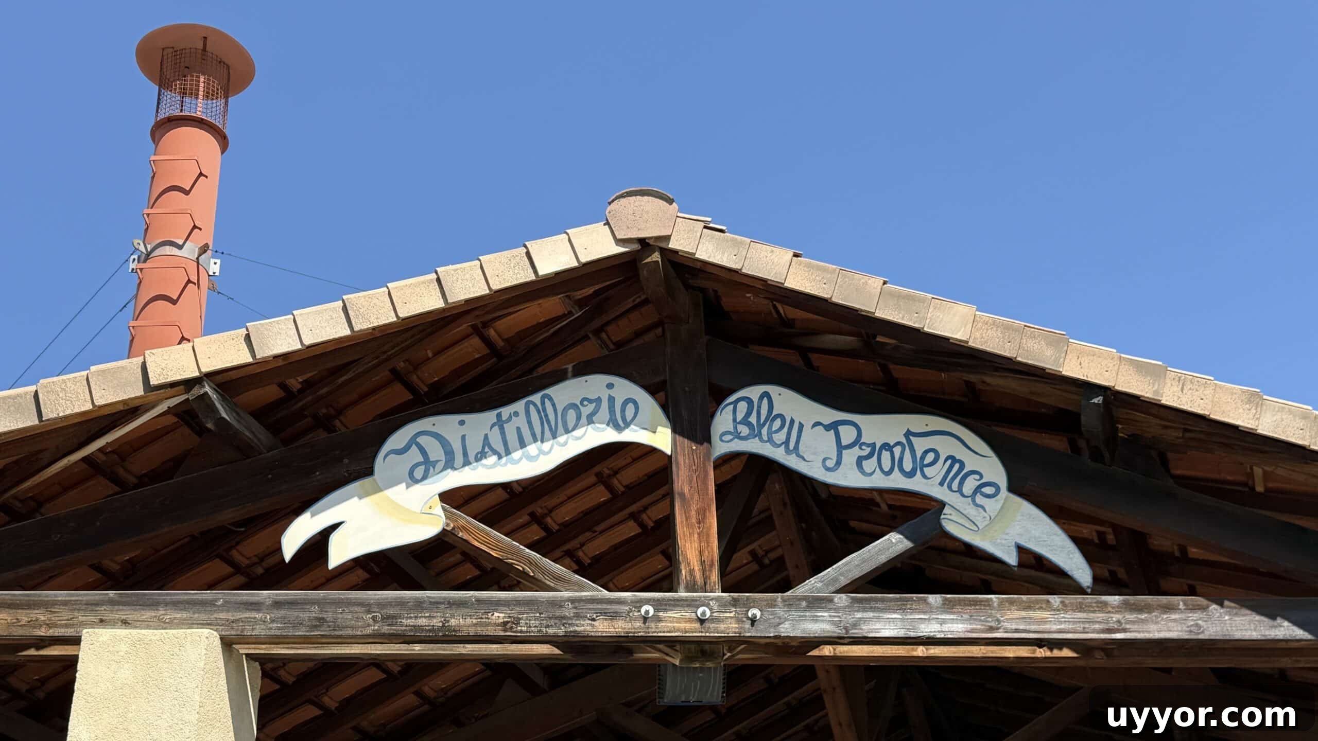 48 Hours in Provence: Follow Lavender from Field to Essential Oil 12 The front of Distillerie Bleu Provence.