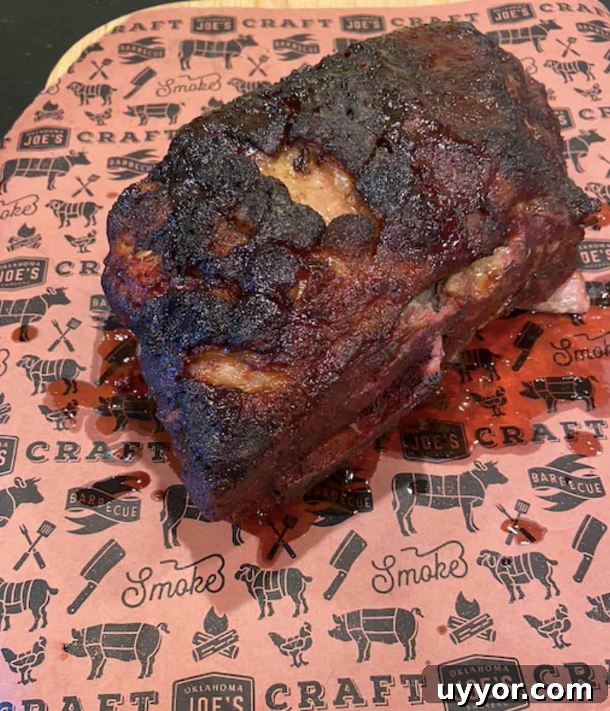 How to Smoke a Pork Butt for Tender, Flavorful Pulled Pork 11 Pork shoulder on butcher paper.