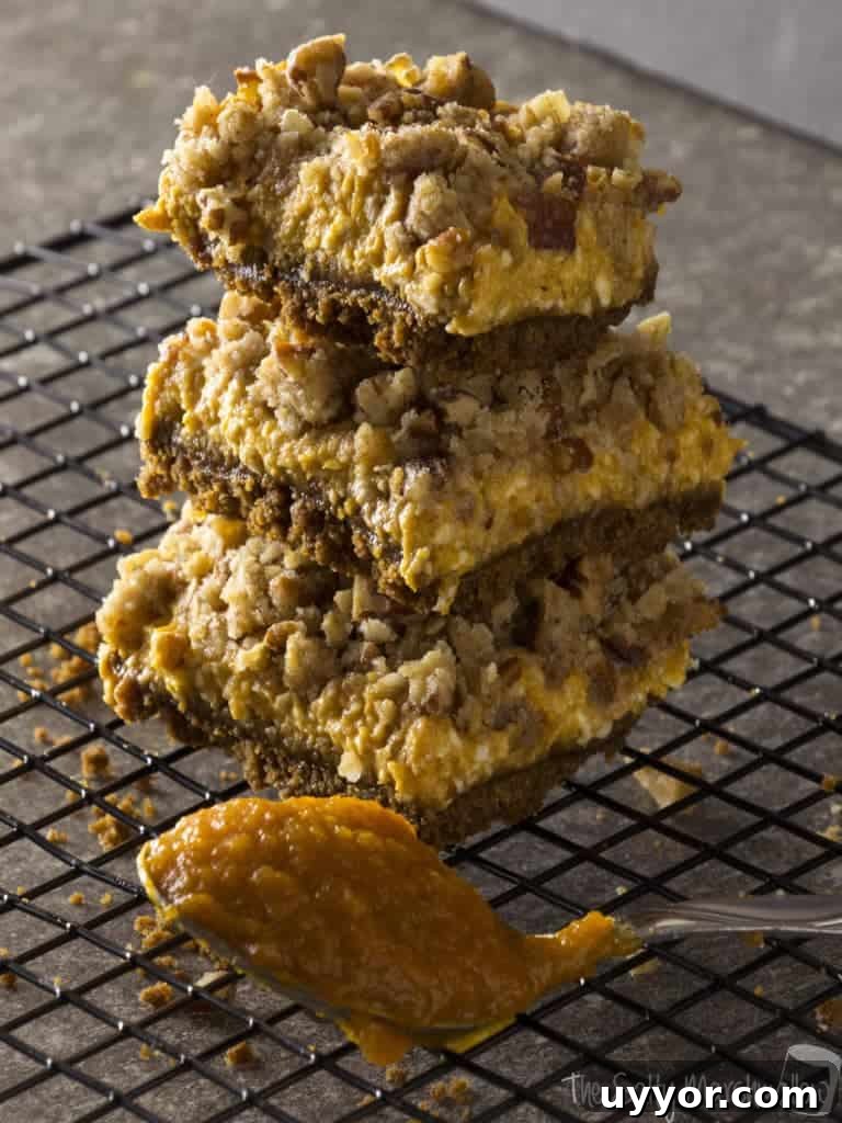 pumpkin cheesecake bars