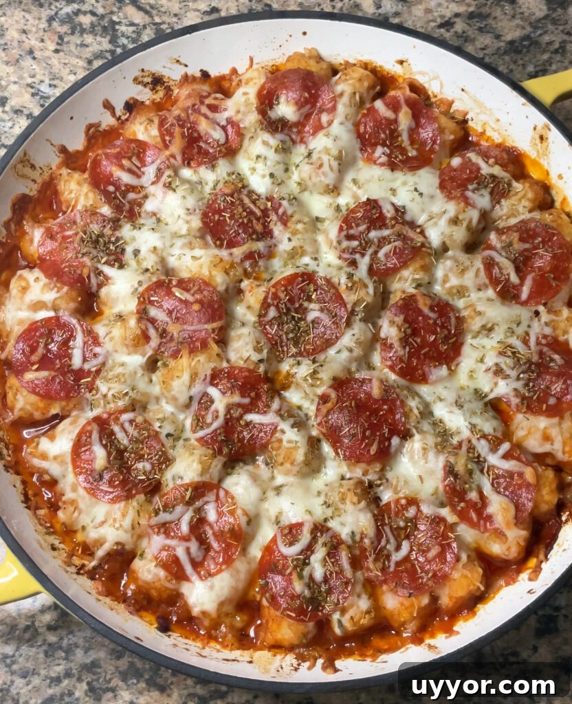 Pizza Tater Tot Casserole