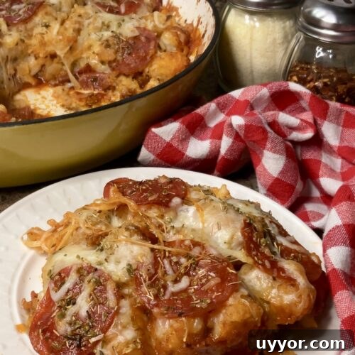 Pizza Tater Tot Casserole