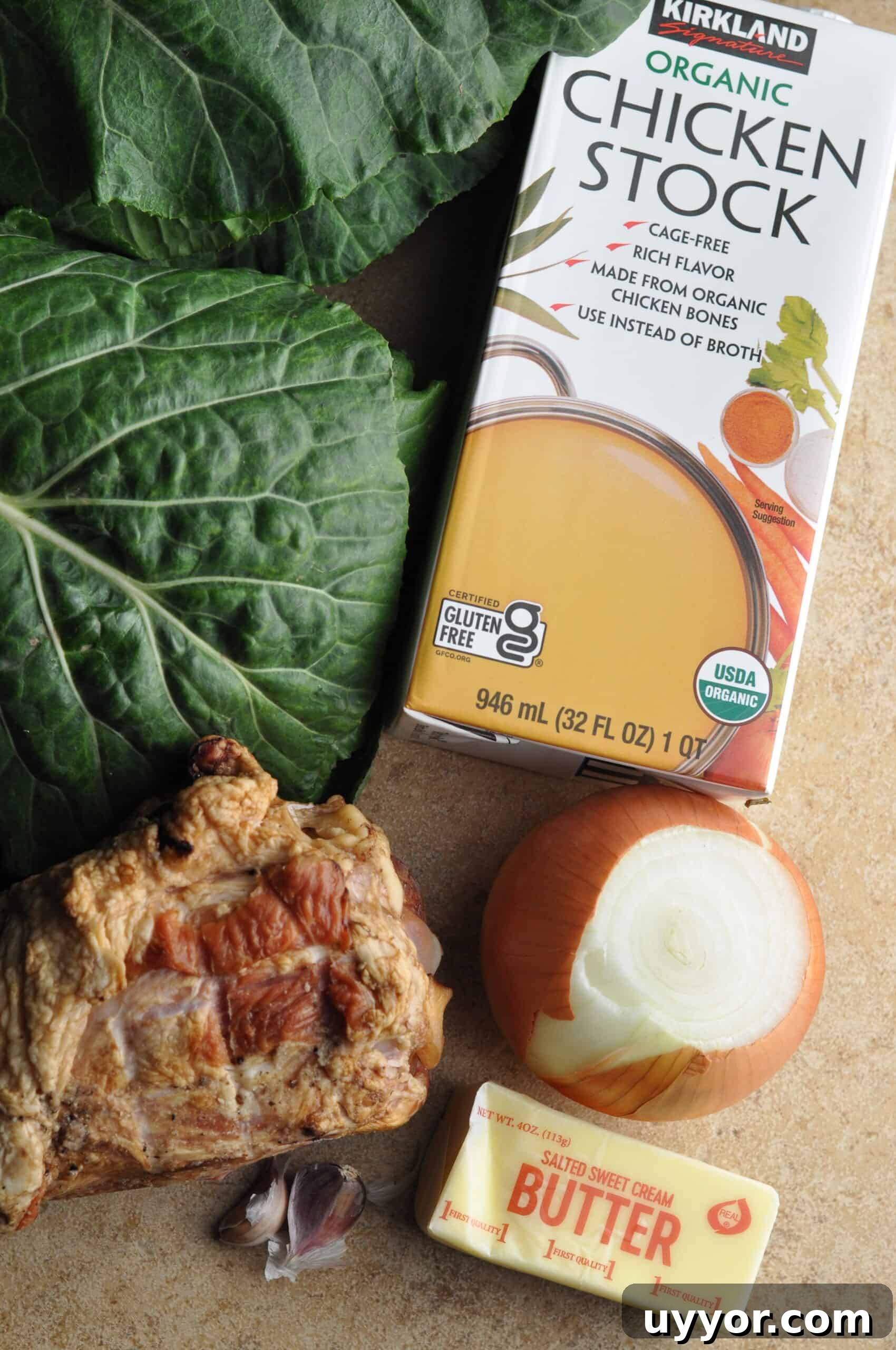 Southern Collard Greens with Ham Hock Recipe for Authentic Flavor 3 Ingredients for collard greens