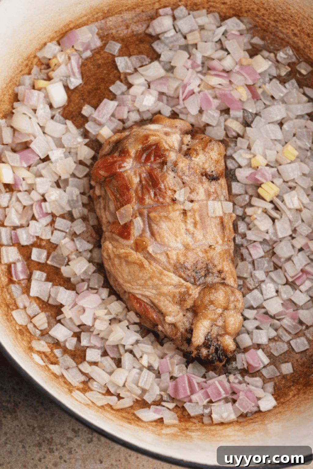 Southern Collard Greens with Ham Hock Recipe for Authentic Flavor 6 Searing ham hock
