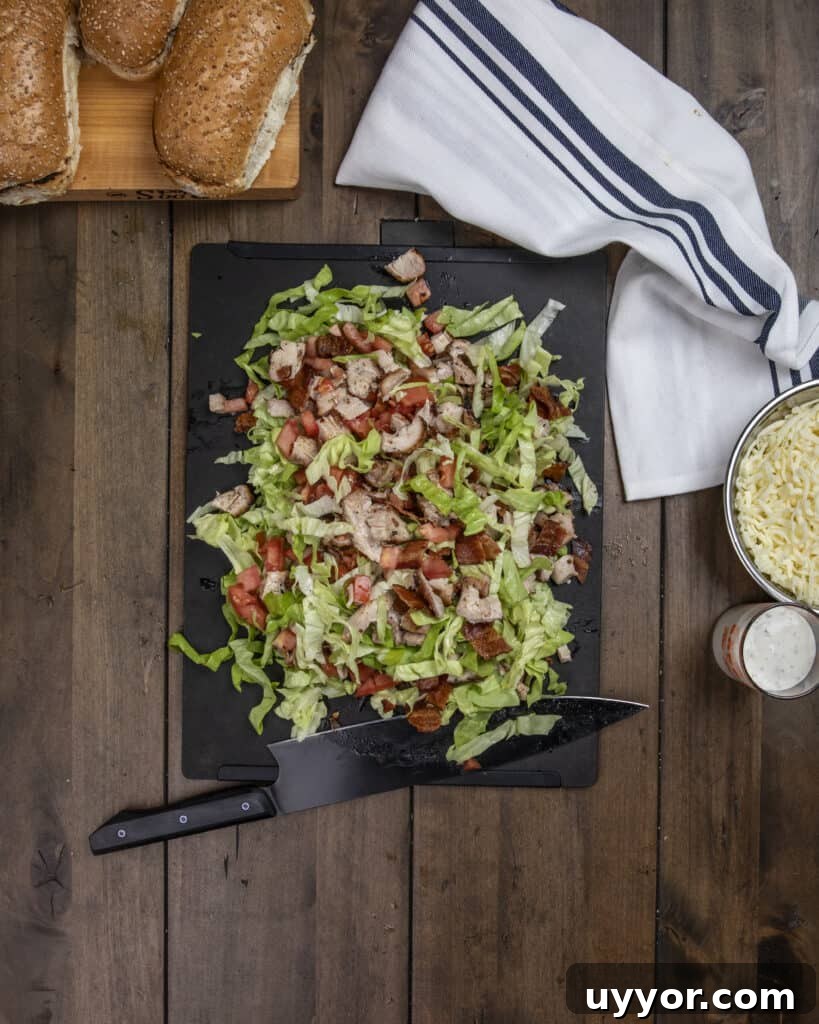 Crispy Chicken Bacon Ranch Sub Sandwich Recipe 9 img 966 8