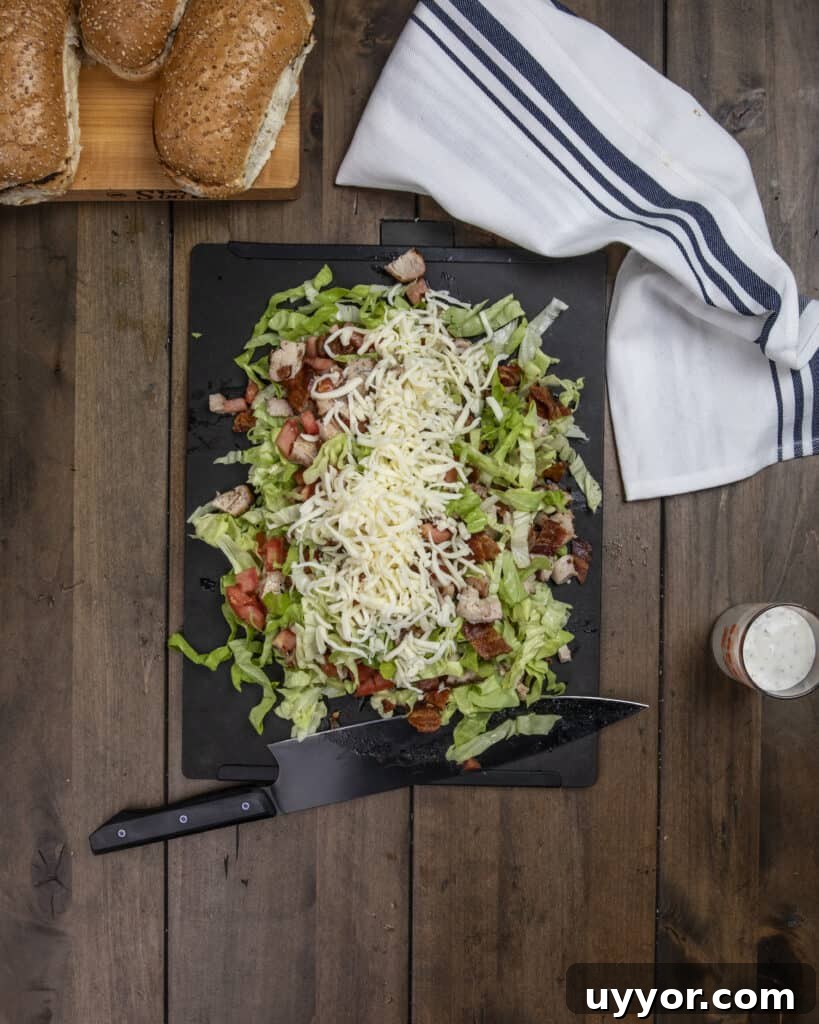 Crispy Chicken Bacon Ranch Sub Sandwich Recipe 10 img 966 9