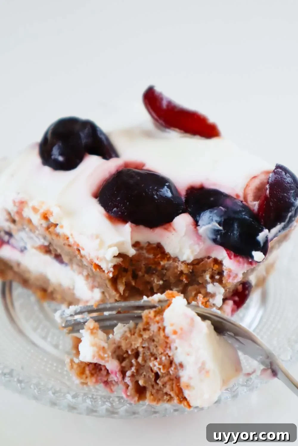 Homemade Cherry Cake Recipe with Fresh Fruit Filling 3 This easy homemade cherry cake is made with real, wholesome foods and is super versatile! The perfect dessert recipe with cherries!