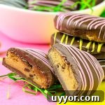 Egg-Free, Dairy-Free Chocolate Crazy Cake Recipe 7 Easter Peanut Butter Chocolate Chip Eggs - Featured Image