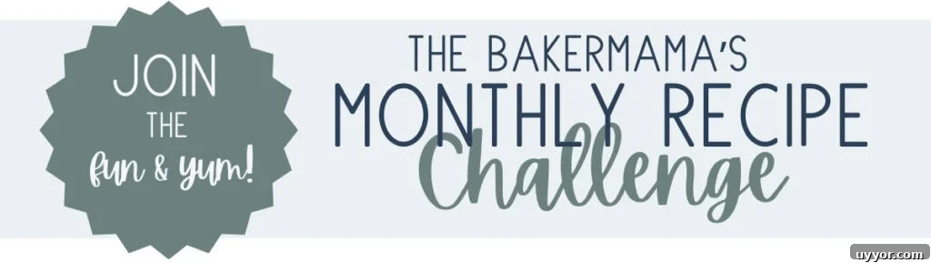 Caramel Apple Cupcake Recipe with Brown Butter Streusel 12 Monthly recipe challenge banner.